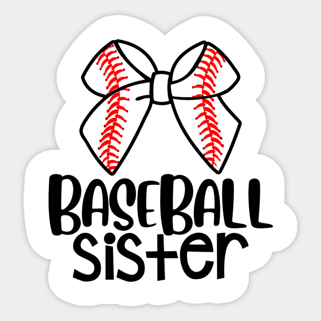 Baseball Sister Sport Fan Baseball Lover Sticker by Vigo